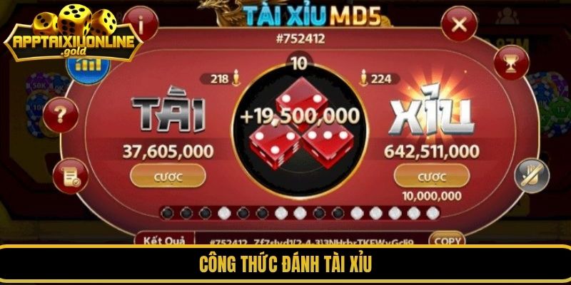 công thức đánh tài xỉu