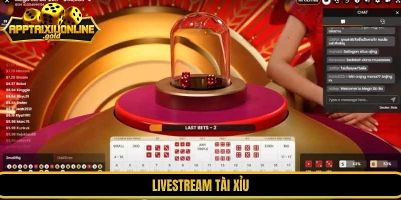 livestream tài xỉu