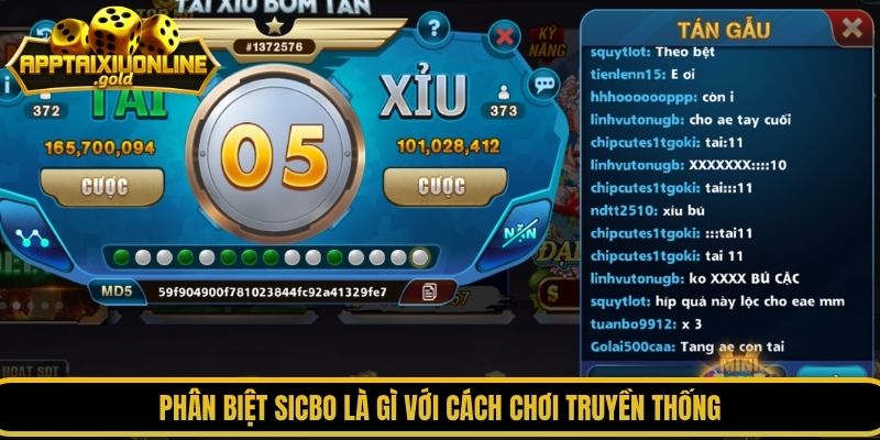 Phân biệt Sicbo là gì với cách chơi truyền thống