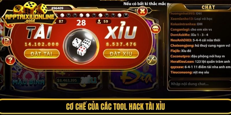 Cơ chế của các tool hack tài xỉu
